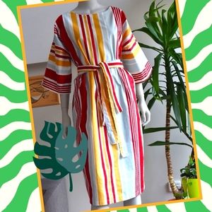 MARIMEKKO Erja Hervi 2006 deadstock striped dress